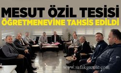 Mesut Özil Tesisi Öğretmenevine tahsis edildi