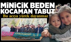 Minicik beden, kocaman tabut! Bu acıya yürek dayanmaz