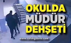 Okul müdürü otizmli öğrenciyi merdivenlerden itti