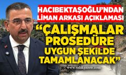 Osman Hacıbektaşoğlu’ndan liman arkası açıklaması: “Çalışmalar prosedüre uygun şekilde tamamlanacak”