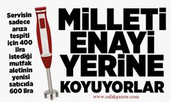 Milleti enayi yerine koyuyorlar