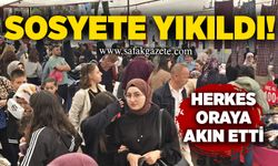 Sosyete yıkıldı! Herkes oraya akın etti