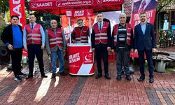 Saadet Partisi stant kurdu