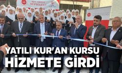 Yatılı kur'an kursu hizmete girdi