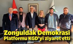 Zonguldak Demokrasi Platformu KGD'yi ziyaret etti
