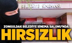 Zonguldak Belediye Sinema Salonu’nda hırsızlık