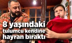 8 yaşındaki tulumcu kendine hayran bıraktı