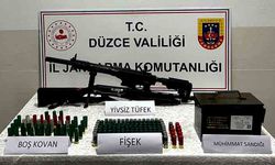 Silah sesine jandarma müdahalesi: 2 tüfek ve 137 fişek ele geçirildi”