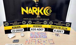 Mardin’de 620 adet uyuşturucu hap ele geçirildi