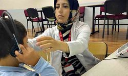 İlkokul öğrencilerine işitme testi yapıldı