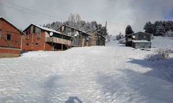 Kar kalınlığı 10 santimetreye ulaştı