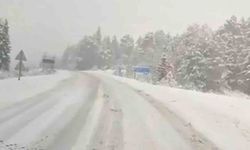 Kastamonu'da kar yağışı etkili oldu