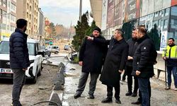 Başkan Çetinkaya, altyapı ve üstyapı çalışmalarını yerinde inceledi