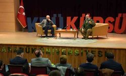KBÜ’de Ömer Özkök ve Hikmet Genç öğrencilerle bir araya geldi