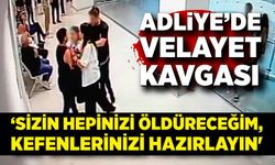 Adliye'de boşanan eşlerin velayet kavgası