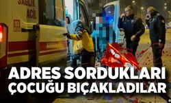 Adres sorma tartışması kanlı bitti: 14 yaşındaki genç yaralandı