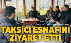 AK Parti Zonguldak İl Başkanı Çağlayan, taksici esnafını ziyaret etti