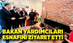 Bakan Yardımcıları Zonguldak esnafını ziyaret etti