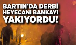 Banka Balkonuna Atılan Meşale Yangın Paniği Yarattı