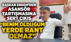 Başkan Erdem’den asansör tartışmasına sert çıkış: “Benim olduğum yerde rant olmaz”