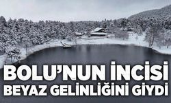 Bolu’nun incisi beyaz gelinliğini giydi