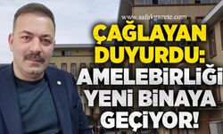 Çağlayan duyurdu: Amelebirliği yeni binaya geçiyor!