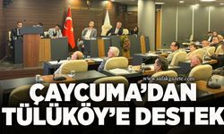 Çaycuma’dan Tülüköy’e destek
