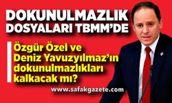 Özel’le Birlikte Deniz Yavuzyılmaz’ın da Dosyası Meclis’e Sunuldu