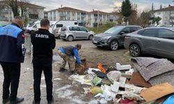 Düzce'de çevreyi kirletene ceza ve temizlik