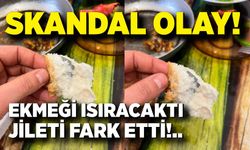 Ekmeğin içinden çıkanı görünce şok oldu