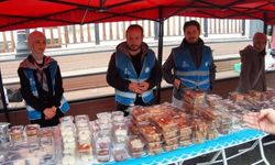 El emeği ürünlerini Filistinliler için satışa sundular