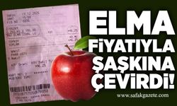 Elma fiyatıyla şaşkına çevirdi!