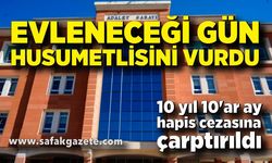 Evleneceği gün husumetlisini yaraladı