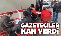 Gazeteciler kan verdi