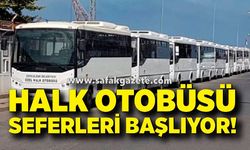 Halk otobüsü seferleri başlıyor!