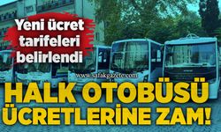 Halk Otobüsü ücretlerine zam! Yeni ücret tarifeleri belirlendi