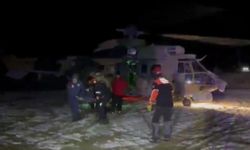 Hasan Dağı’nda mahsur kalan öğrenciler helikopterle kurtarıldı