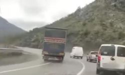 Hatalı sollama yapan tır sürücüsüne ceza