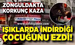 Zonguldak’ta korkutan kaza: Işıklarda indirdiği çocuğunu ezdi!