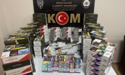 Polis ve jandarma kaçak alkol ve sigara ele geçirildi