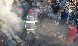 Yangında evi küle dönen yaşlı kadının cenazesine ulaşıldı