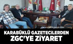 Karabüklü gazetecilerden ZGC'ye ziyaret