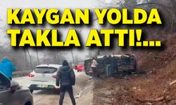 Araç Takla Attı: Hafif Yaralılar Var