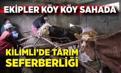 Kilimli’de Tarım Seferberliği: Ekipler Köy Köy Sahada