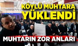 Köylü Muhtara Yüklendi: ‘Sattığın Suları Durdur!’
