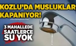 Kozlu’da musluklar kapanıyor! 3 mahallede saatlerce su yok