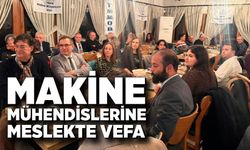 Makine Mühendislerine meslekte vefa: Plaket töreni düzenlendi