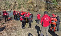 Melen Çayı'nda kurtarma mesaisi
