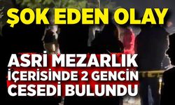 Mezarlıkta park halindeki araçta iki genç ölü bulundu