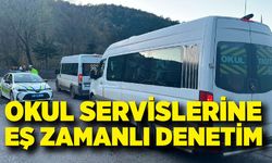 Okul servislerine eş zamanlı denetim